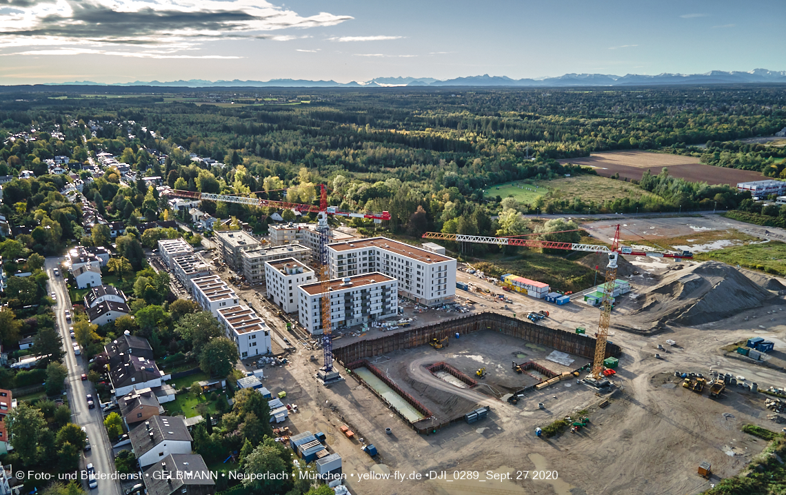 27.09.2020 - Baustelle Alexisquartier in Neuperlach